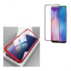 Kit Protector Funda Magnetico Xiaomi Mi 9 Se + Vidrio 6d (Entrega Inmediata)