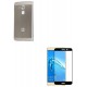 Kit Bumper Plateado + Vidrio 3d Negro Huawei Nova Plus (Entrega Inmediata)
