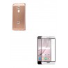 Kit Bumper Rosado + Vidrio 3d Blanco Huawei Nova Plus (Entrega Inmediata)
