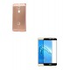 Kit Bumper Rosado + Vidrio 3d Negro Huawei Nova Plus (Entrega Inmediata)