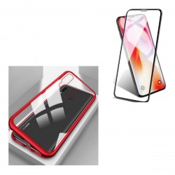 Kit Case Magnetico Protector Original Honor 8x + Vidrio 5d (Entrega Inmediata)