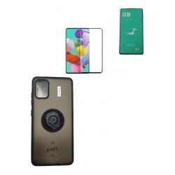 Kit Protector Funda Ring Case Mate + Irrompible Samsung A51 (Entrega Inmediata)