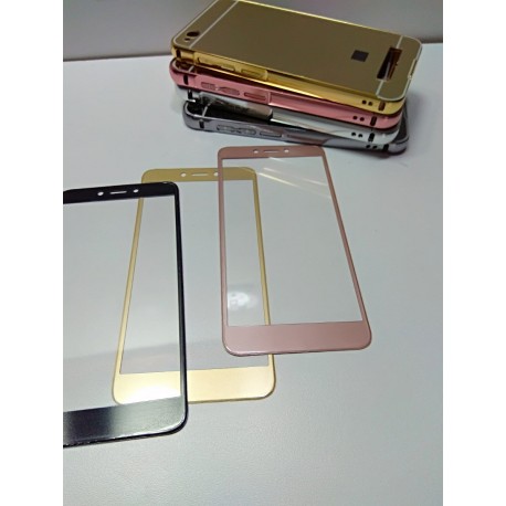 Estuche Bumper Aluminio Xiaomi Redmi 4x + Vidrio Curvo 3d (Entrega Inmediata)