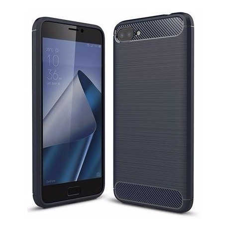 Kit Total Fibra Zenfone 4 Max Zc554kl Azul + Vidrio Negro (Entrega Inmediata)