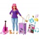 Barbie Vamos De Viaje Con Accesorios Muñeca Mattel+ Stickers (Entrega Inmediata)
