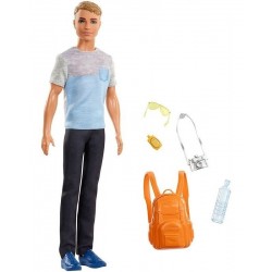 Muñeca Barbie Muñeco Figura Ken Viajero Accesorios (Entrega Inmediata)