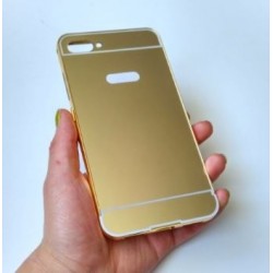 Kit Bumper Asus Zenfone 4 Max Zc554kl Dorado + Vidrio Blanco (Entrega Inmediata)