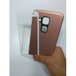 Kit Protector Nova Plus Anti-impacto Beige + Curvo 3d Blanco (Entrega Inmediata)