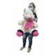 Vaca De Peluche Grande De 90cmts + Perfume Y Moño De Regalo (Entrega Inmediata)