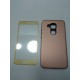 Kit Protector Nova Plus Anti-impacto Beige + Curvo 3d Dorado (Entrega Inmediata)