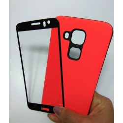Kit Protector Nova Plus Anti-impacto Rojo + Curvo 3d Negro (Entrega Inmediata)