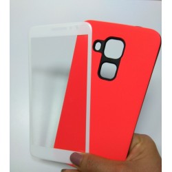 Kit Protector Nova Plus Anti-impacto Rojo + Curvo 3d Blanco (Entrega Inmediata)