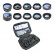 Kit De Lentes 10 En 1 Para Celular Y Tablets + Estuche (Entrega Inmediata)