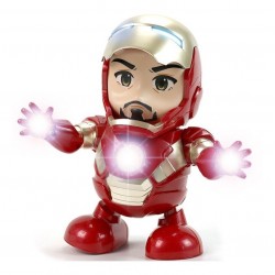 Iron Man Dance Hero Robot Baila Sonido Luces Figura Lámpara (Entrega Inmediata)