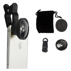 Lente X0.4 Amplio Celular Tabletojo De Pez + Estuche (Entrega Inmediata)