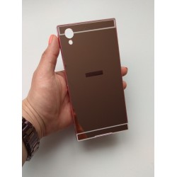 Kit Bumper Sony Xperia Xa1 Plus Rosado + Vidrio 3d Blanco (Entrega Inmediata)