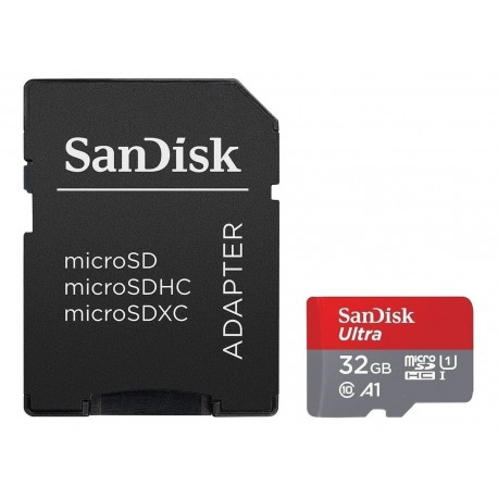 Tarjeta Micro Sdhc 32gb Sandisk Ultra, C10, U1, A1, 98mb/s (Entrega Inmediata)