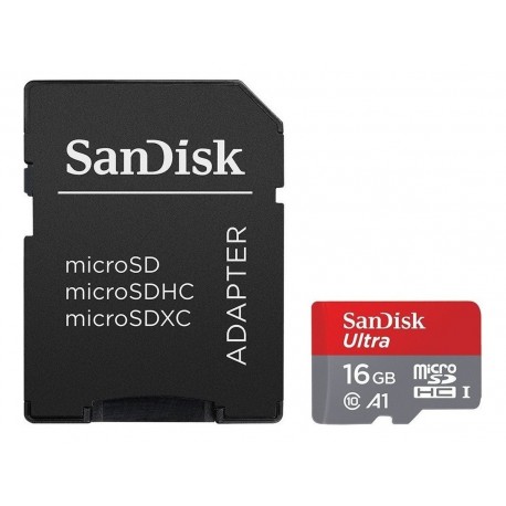 Tarjeta Micro Sdhc 16gb Sandisk Ultra Uhs-i, C10, A1, 98mb/s (Entrega Inmediata)