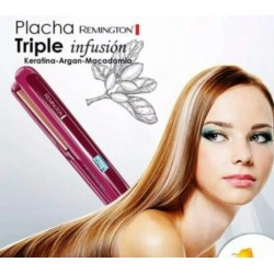 Plancha Triple Infusión Remington Ketarina Argan Violet! (Entrega Inmediata)