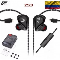 Audífonos In Ears Originales Kz Zs3 Garantizado Exclusivo (Entrega Inmediata)