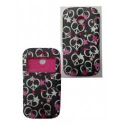 Funda Estuche Protector Tipo Cuero Diseño Motorola Moto E (Entrega Inmediata)