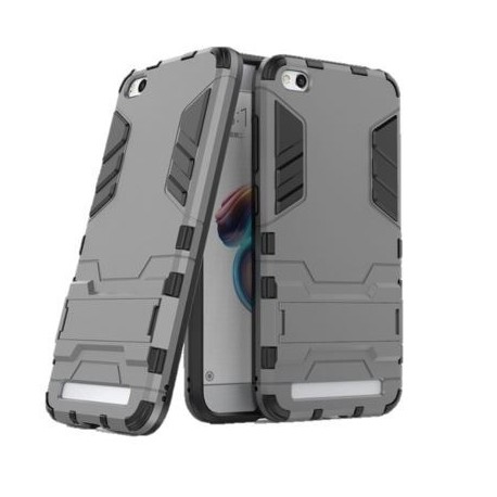 Kit Protector Antiimpacto Xiaomi Redmi 5a Gris + Vidrio Negr (Entrega Inmediata)