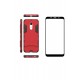 Kit Estuche Antiimpacto Xiaomi Redmi 5 Plus Rojo+ Vidrio 3d (Entrega Inmediata)