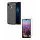 Kit Estuche Tpu Cuero Huawei P20 Lite Negro+ Vidrio Dorado (Entrega Inmediata)