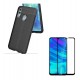 Kit Estuche Tpu Cuero Huawei P Smart 2019 + Vidrio 6d (Entrega Inmediata)