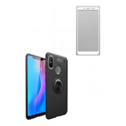 Kit Ring Case Protector Xiaomi Note 5 / 5 Pro + Vidrio 3d Bl (Entrega Inmediata)