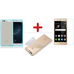Kit Huawei P9 Bumper Aluminio + Vidrio Frontal + Posterior (Entrega Inmediata)