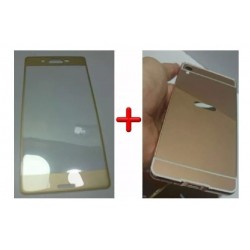 Kit Bumper Aluminio Sony Xperia Xa + Vidrio Templado 3d (Entrega Inmediata)