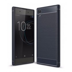 Kit Protector Sony Xperia Xa1 Plus Azul + Vidrio Blanco (Entrega Inmediata)