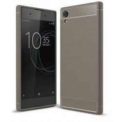Kit Protector Sony Xperia Xa1 Plus Gris + Vidrio Blanco (Entrega Inmediata)