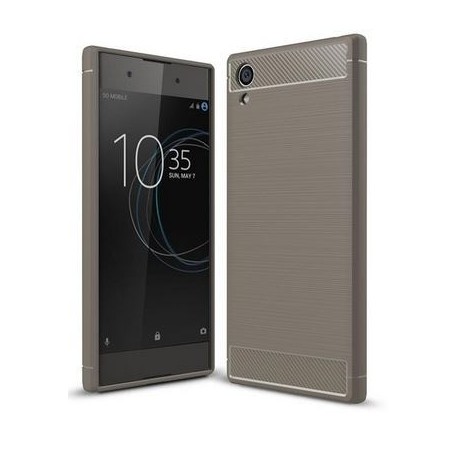 Kit Protector Sony Xperia Xa1 Plus Gris + Vidrio Dorado (Entrega Inmediata)