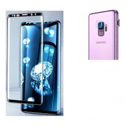 Kit Protector Vidrio Full Glue Samsung Galaxy S9 + Lente Cam (Entrega Inmediata)