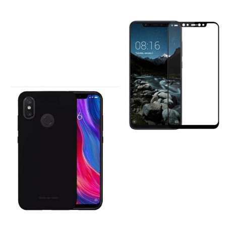 Kit Protector Soft Xiaomi Note 6 Pro + Vidrio 6d Completo (Entrega Inmediata)