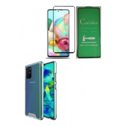 Kit Protector Militar + Vidrio Ceramico Samsung S10 Lite (Entrega Inmediata)