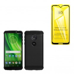 Kit Protector Funda Tpu Fibra + Vidrio 9d Motorola Moto G7 (Entrega Inmediata)