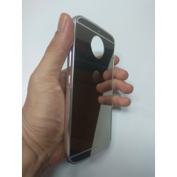 Kit Protector Bumper Motorola Moto G5s Plateado + Templado (Entrega Inmediata)