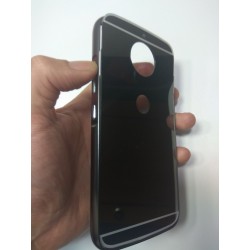 Kit Bumper Protector Motorola Moto G5s Negro + Vidrio (Entrega Inmediata)