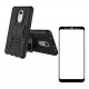 Kit Funda Armadura Xiaomi Redmi 5 Plus Negro +vidrio Negro (Entrega Inmediata)