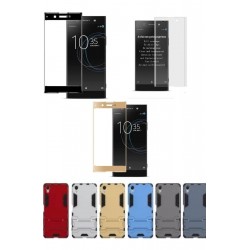 Kit Protector Sony Xperia X Armadura + Vidrio 3d 100% (Entrega Inmediata)