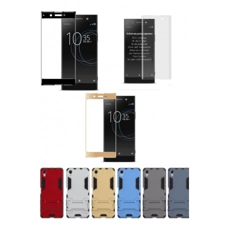 Kit Protector Sony Xperia X Armadura + Vidrio 3d 100% (Entrega Inmediata)