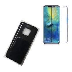 Kit Protector Funda Huawei Mate 20 Pro + Vidrio Completo (Entrega Inmediata)