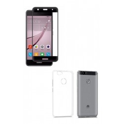Kit Protector Huawei Nova Vidrio Templado 3d + Silicona (Entrega Inmediata)