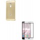 Kit Bumper Dorado + Vidrio 3d Blanco Huawei Nova Plus (Entrega Inmediata)