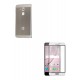 Kit Bumper Plateado + Vidrio 3d Blanco Huawei Nova Plus (Entrega Inmediata)