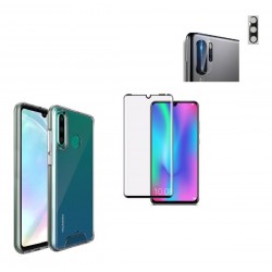 Kit Protector Funda Huawei P30 Lite + Irrompible + Film Lent (Entrega Inmediata)