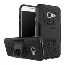 Kit Protector Samsung Galaxy A3 2017 Negro + Vidrio Negro (Entrega Inmediata)